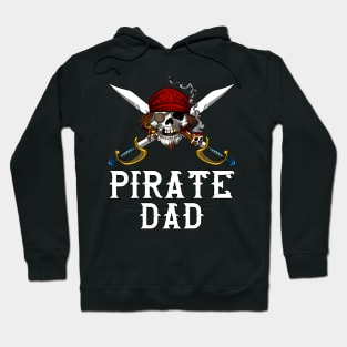 Pirate Dad Skull Hoodie